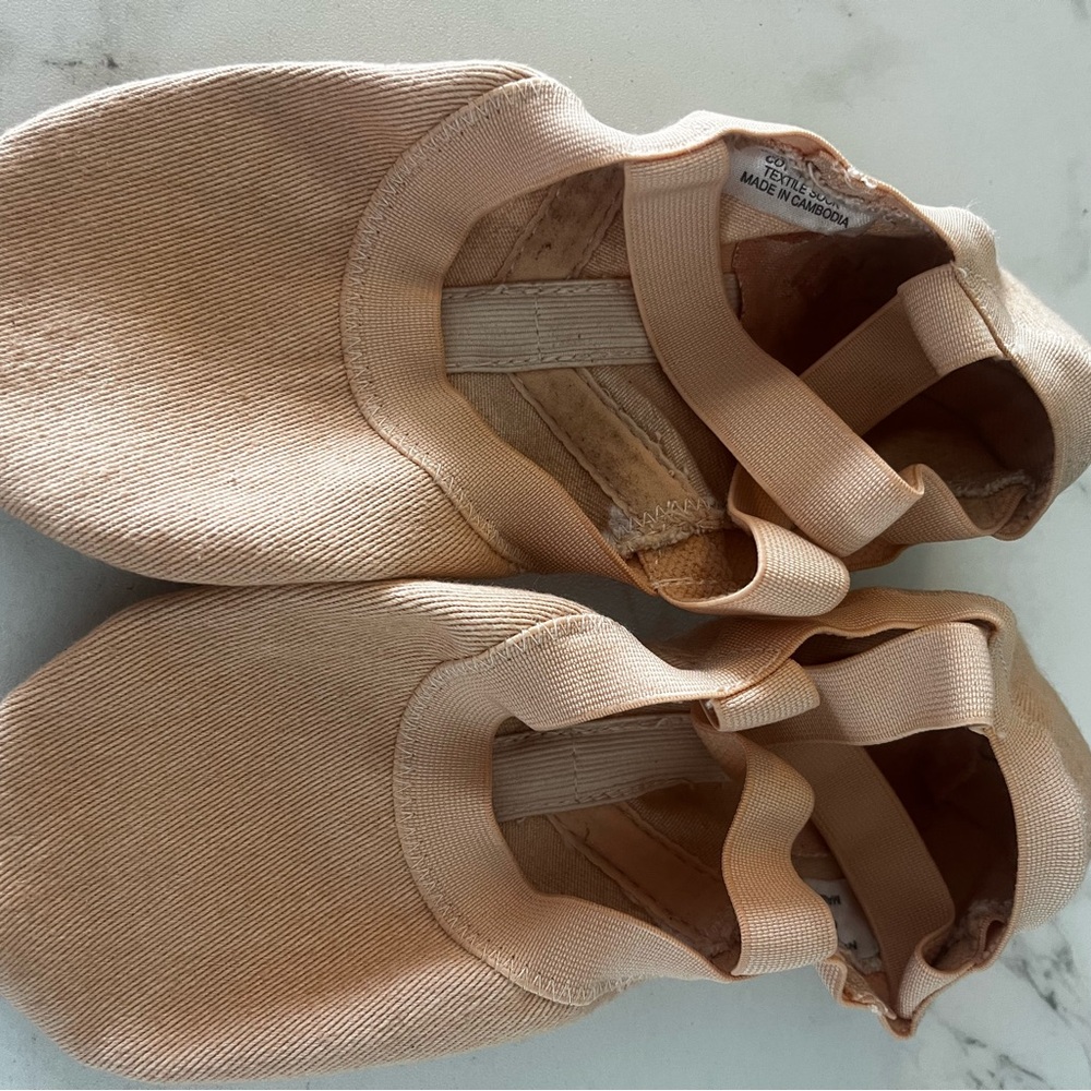Bloch ballet pink pro elastic canvas ballet shoes